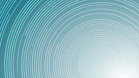 Blue round lines abstract technology mot... | Stock Video | Pond5