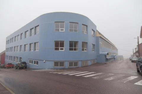 Blue Rounded Building Stock Photos