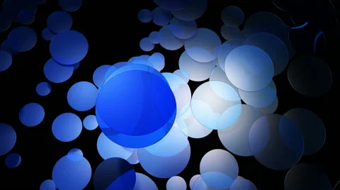 Blue rounded motion Stock Footage 53025959