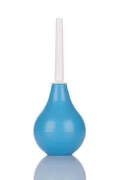 Blue rubber pear Stock Photos