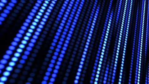 Blue Running Lights Background Stock Footage 108652352