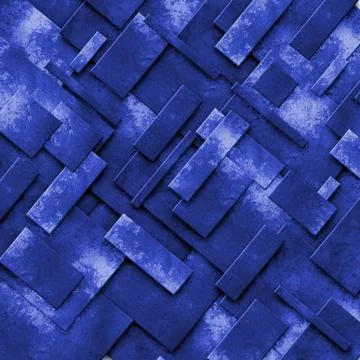 Blue rusty fix wall. grunge metal background. Stock Illustration