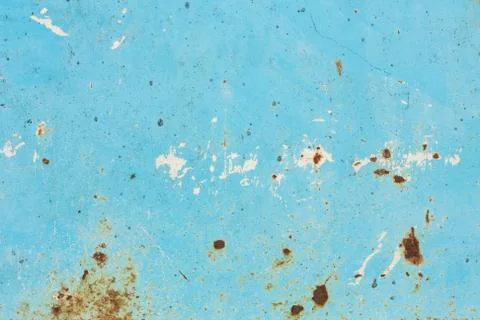 Blue rusty metallic texture Stock Photos
