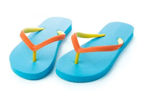 Blue sandal Stock Photos