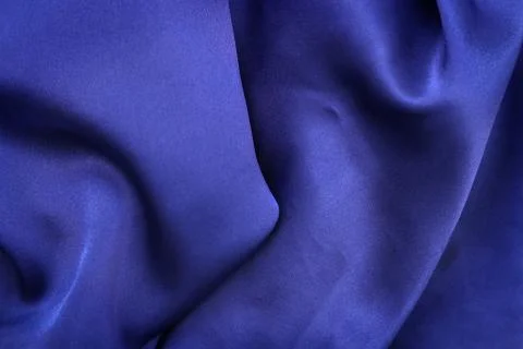 Blue satin background Stock Photos
