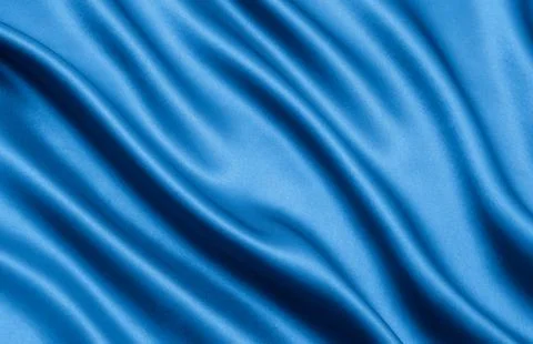 Blue satin Stock Photos