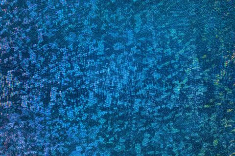Blue Scale Cloth Texture, Lizard Skin Fabric Background, Glowing Glitters Stock Photos