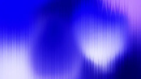 Blue scanline blur glow background with soft bokeh spots, abstract seamless loop Video stock 340499441