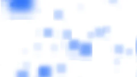 Blue Scattered Geometric Squares Abstract Pattern Stock Footage 335591942