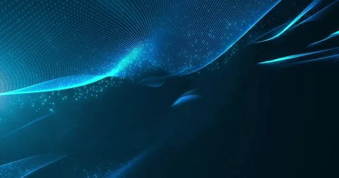 Blue Sci-Fi Fluid Texture Stock Footage 321594615