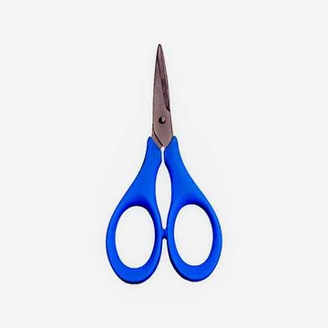 Blue scissors Stock Photos