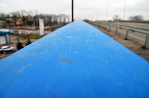 Blue scratchy surface Stock Photos