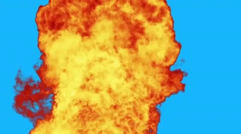 Blue Screen Explosion 動画素材 61098718