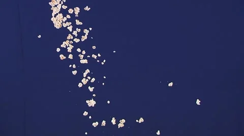 Blue Screen Popcorn Stock Footage 42871303