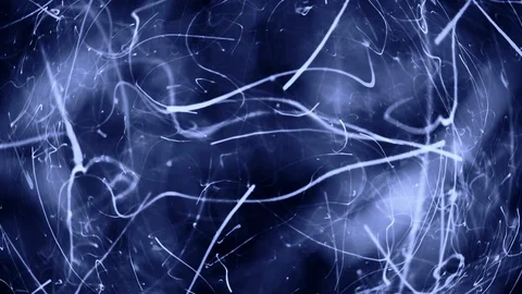 Blue Scribble, Particles and Dust Video stock 87628023