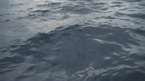 Blue sea in full screen it waves from the storm in different directions. Stock Footage 146887270