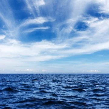 Blue sea Stock-Fotos