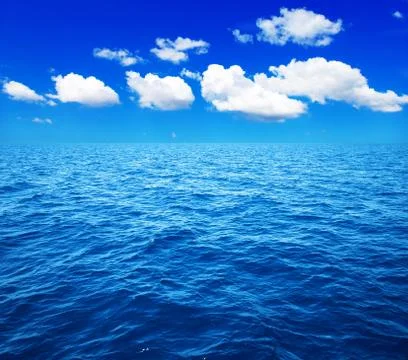 Blue sea Stock-Fotos