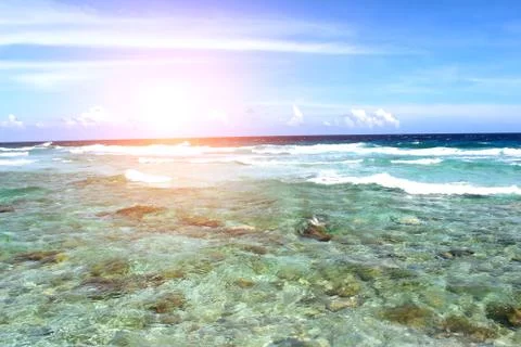 Blue sea Foto stock
