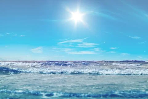 Blue sea Stock Photos
