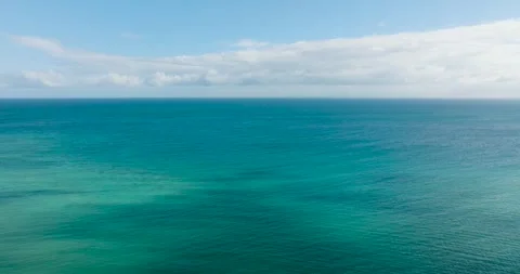Blue sea in Santa Fe, Tablas, Romblon. Philippines. Stock Footage 265000858