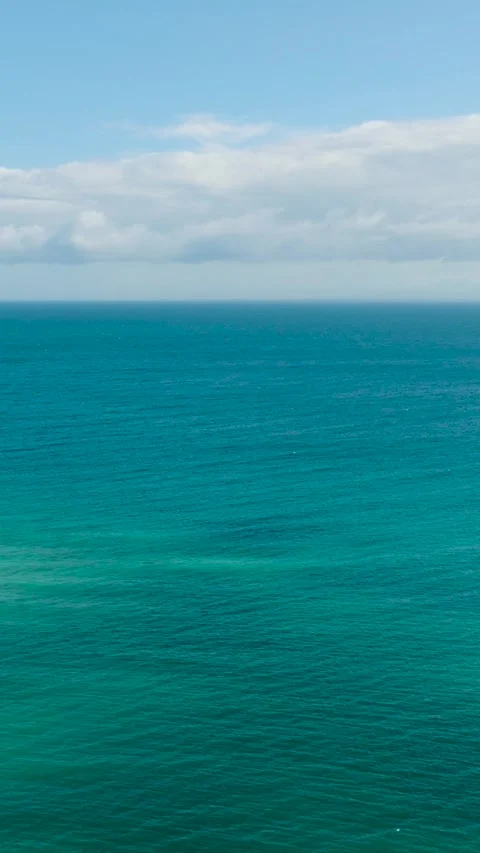 Blue sea in Santa Fe, Tablas, Romblon. Philippines. Stock Footage 342684148