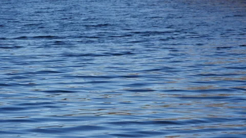 Blue sea small waves Stock Footage 142881828