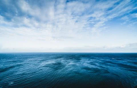 Blue sea surface Foto stock
