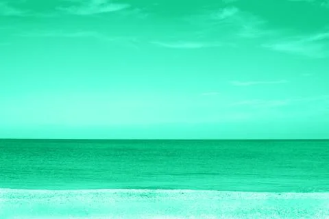 Blue sea surface. Stock Photos
