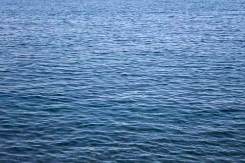 Blue sea surface Stock Photos