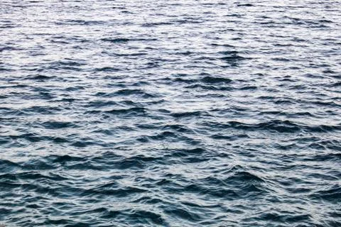 Blue sea surface Stock Photos