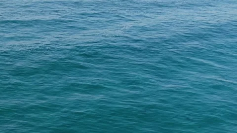 Blue Sea Surface With Ripples. static shot Stock Footage 268855468