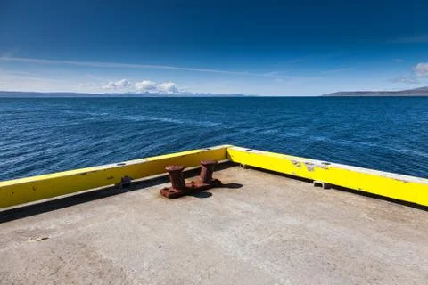 Blue sea surface with small waves Stock Photos