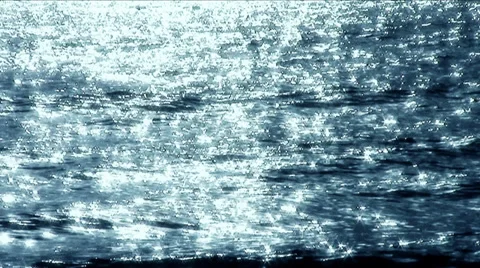 Blue sea texture Video stock 34273549