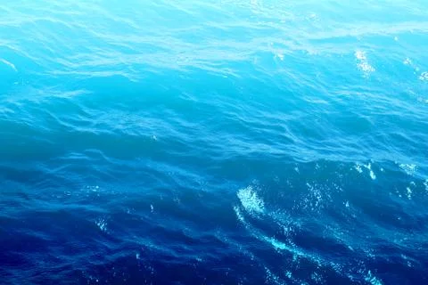 Blue sea water Stock Photos