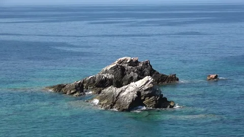 Blue sea water surface 库存影片 92733780
