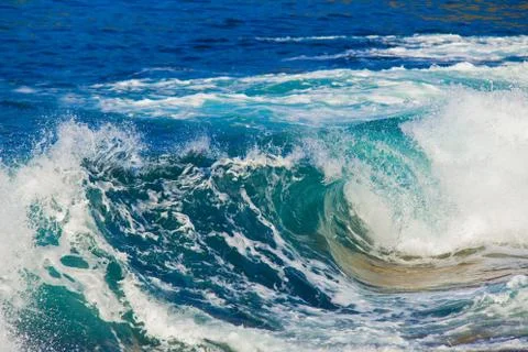 Blue sea wave Foto stock