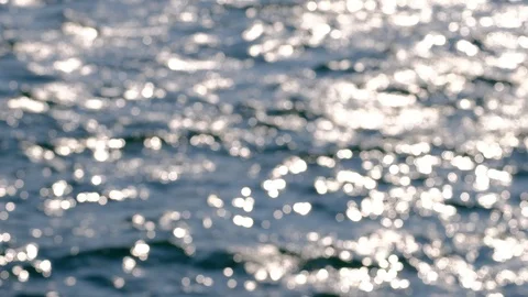 Blue sea with waves Stock Footage 106824624