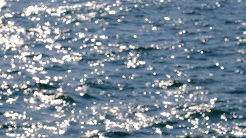 Blue sea with waves Stock Footage 106824776