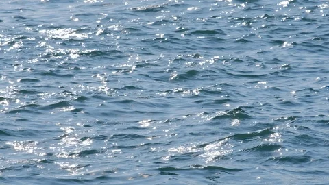 Blue sea with waves Stock Footage 106825118