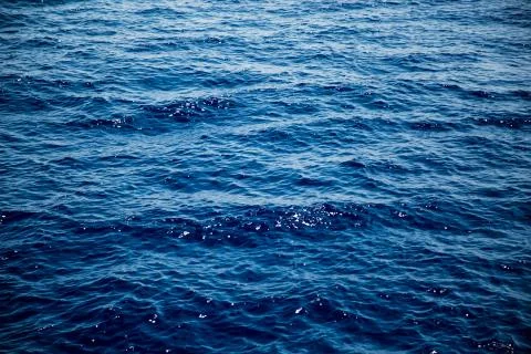 Blue sea waves sunlight Stock Photos