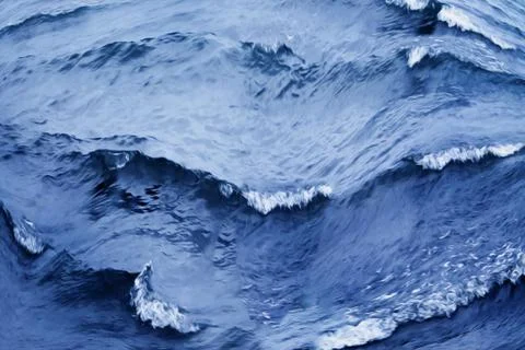 Blue Sea Waves Texture Stock Photos