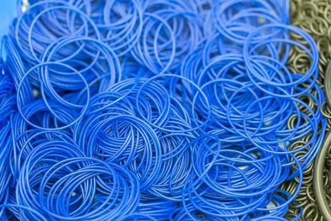 Blue Seals Gaskets Stock Photos