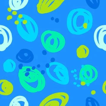 Blue seamless abstract pattern Illustrazione stock