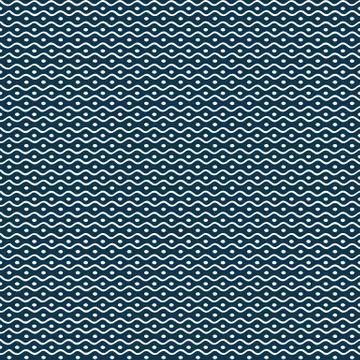 The blue seamless background with ethnic pattern Stock Illustration