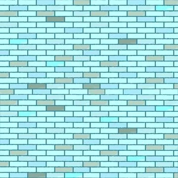 Blue seamless bricks wall blue seamless bricks wall, abstract texture; vec... 写真素材