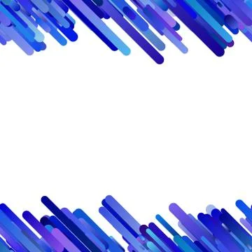 Blue seamless diagonal gradient rounded stripe pattern background イラスト素材