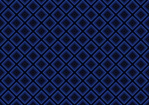 Blue Seamless Geometric Pattern Background Stock Illustration