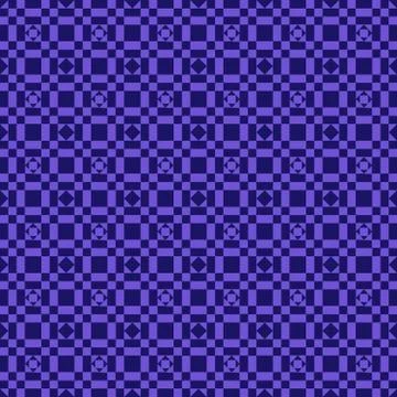 Blue seamless geometric patterns in square patterns 스톡 일러스트