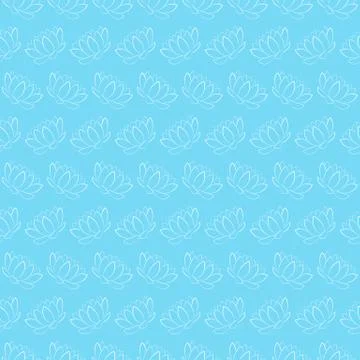 Blue seamless pattern Stock Illustration